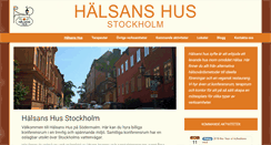 Desktop Screenshot of halsanshusstockholm.se